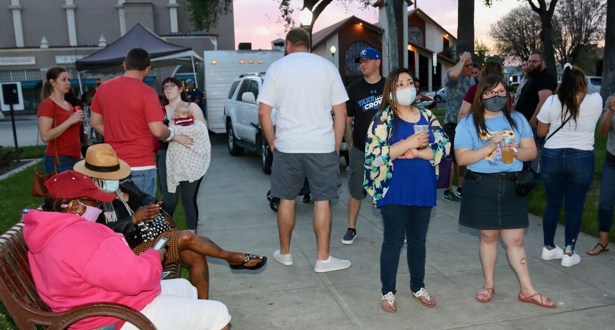 Food Truck Takeover crowds